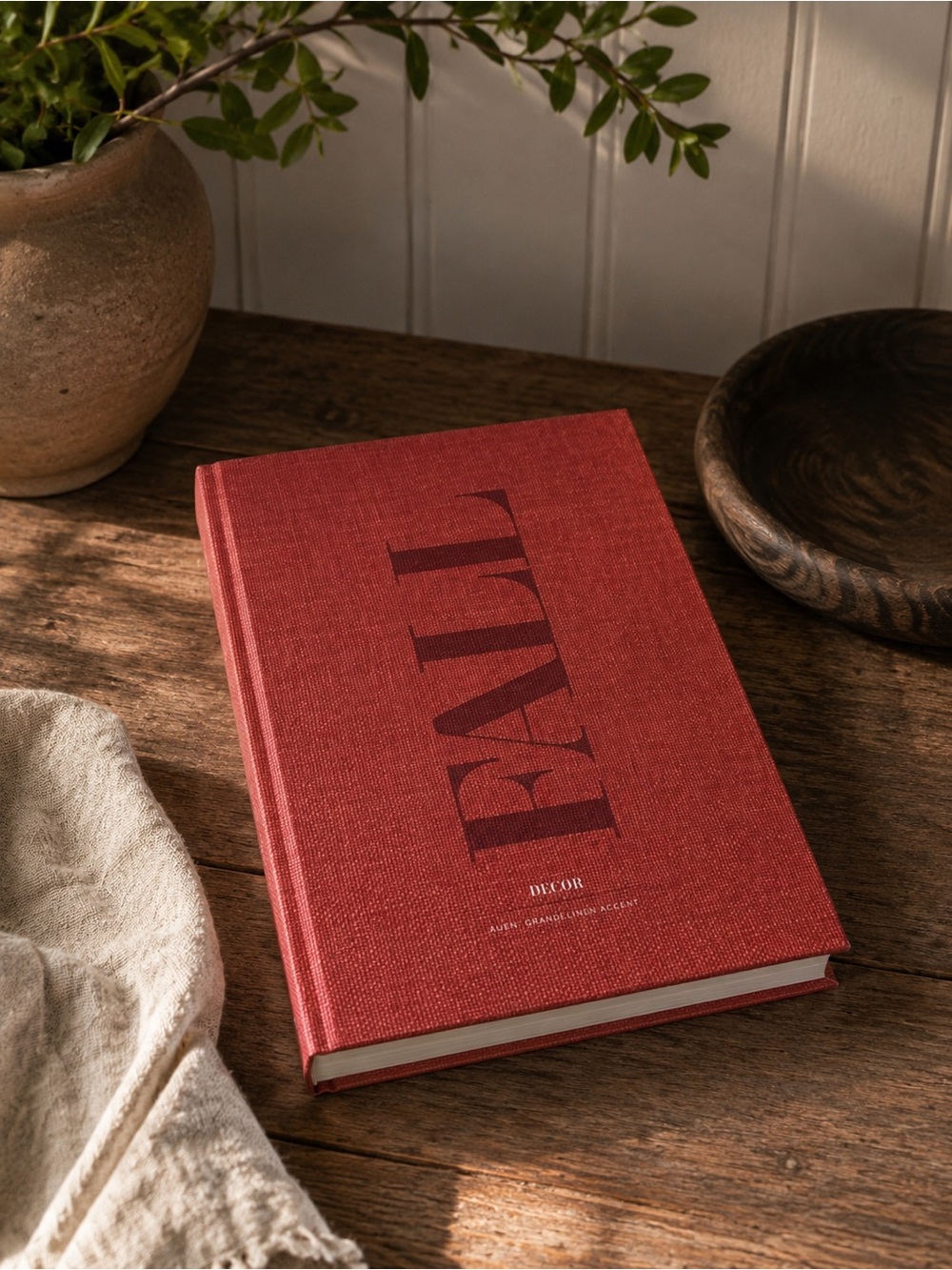 Orange Fall Decor Accent Stackable Book - Picture 10 of 10